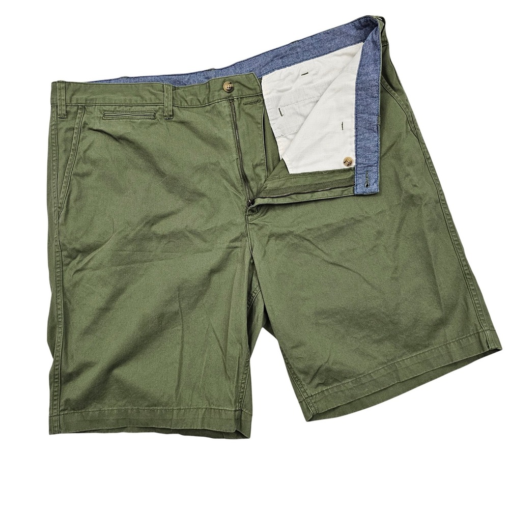 Polo Ralph Lauren Shorts Mens 44 Olive Green Classic Fit Cotton Chino Preppy Ivy